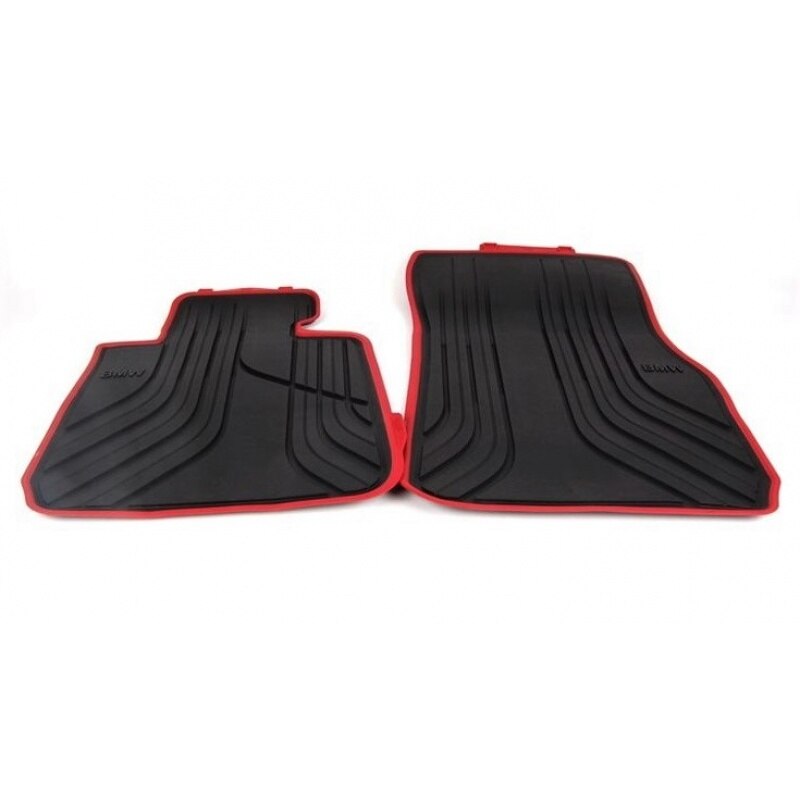 Set 2 covorase auto, fata Originale, BMW Seria 3 F31 2011- Prezent, negru/rosu
