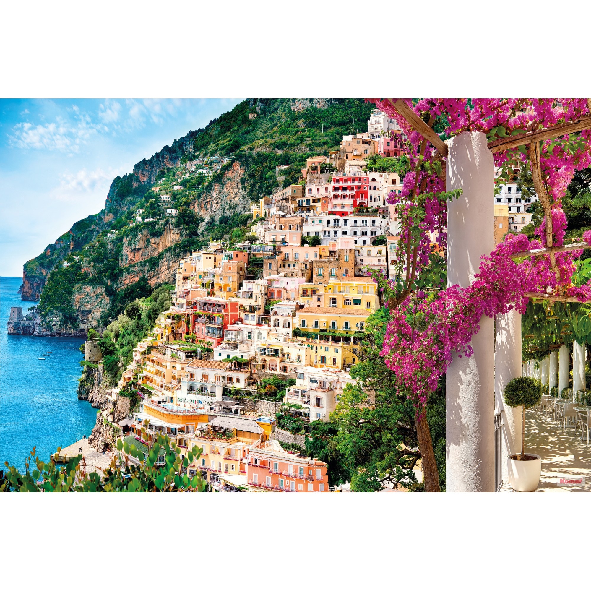 Fototapet peisagistic Positano Komar XXL4-043 368 X 248cm