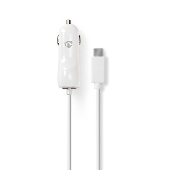 Incarcator auto USB-C 3.0 A alb, Nedis Incarcator auto USB-C 3.0 A alb, Nedis