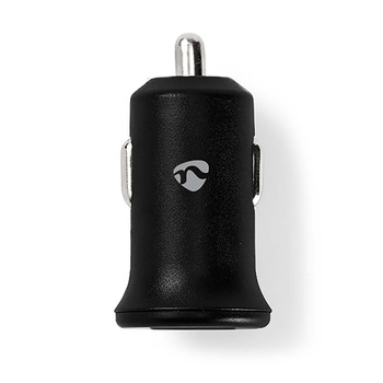 Incarcator auto 2x USB-A 2.4 A negru, Nedis Incarcator auto 2x USB-A 2.4 A negru, Nedis