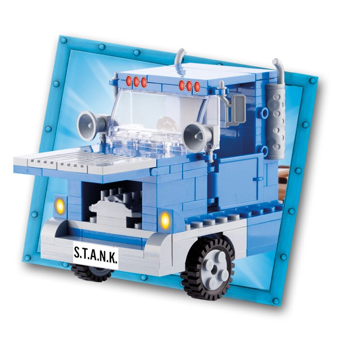 Set de construit Cobi Vehicul S.T.A.N.K - Pinguinii din Madagascar, 280 piese