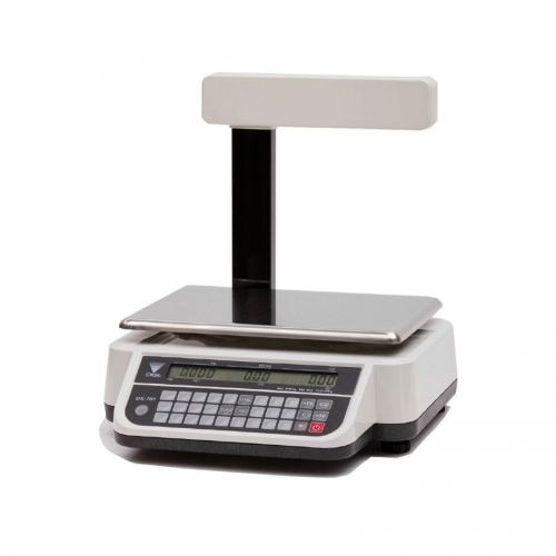 Cantar electronic comercial Digi DS-781 P cu brat, display lcd, platan inox , greutate maxima 15kg