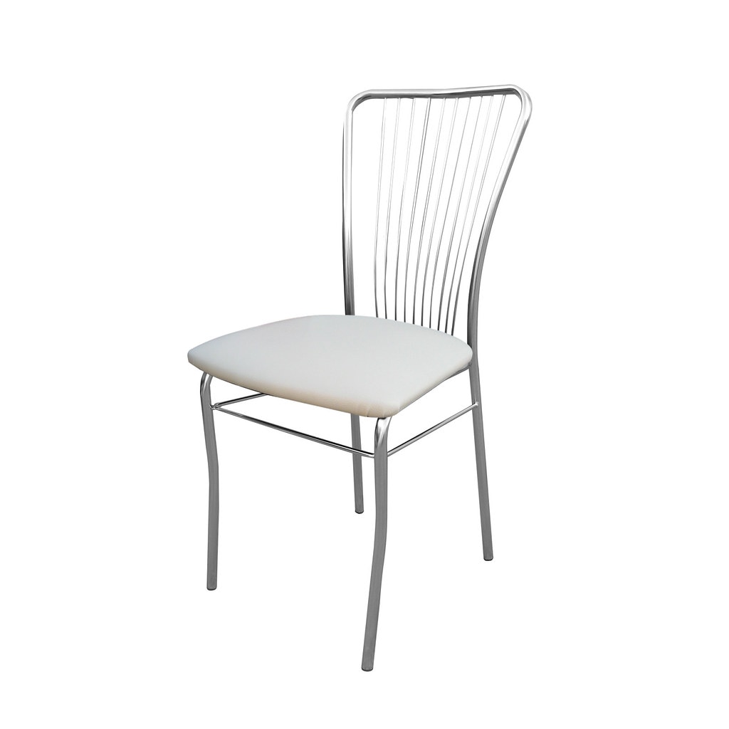 Scaun bucatarie NERON, Crem piele ecologica