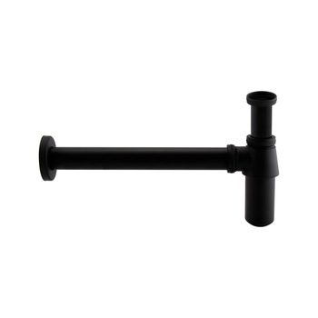 Sistem scurgere , sifon, pentru lavoar, negru mat, metal Sistem scurgere , sifon, pentru lavoar, negru mat, metal
