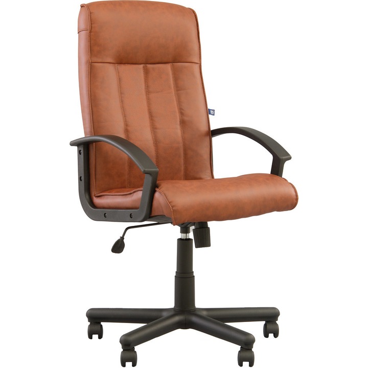 Директорски стол ASTRAL, Кафява екологична кожа