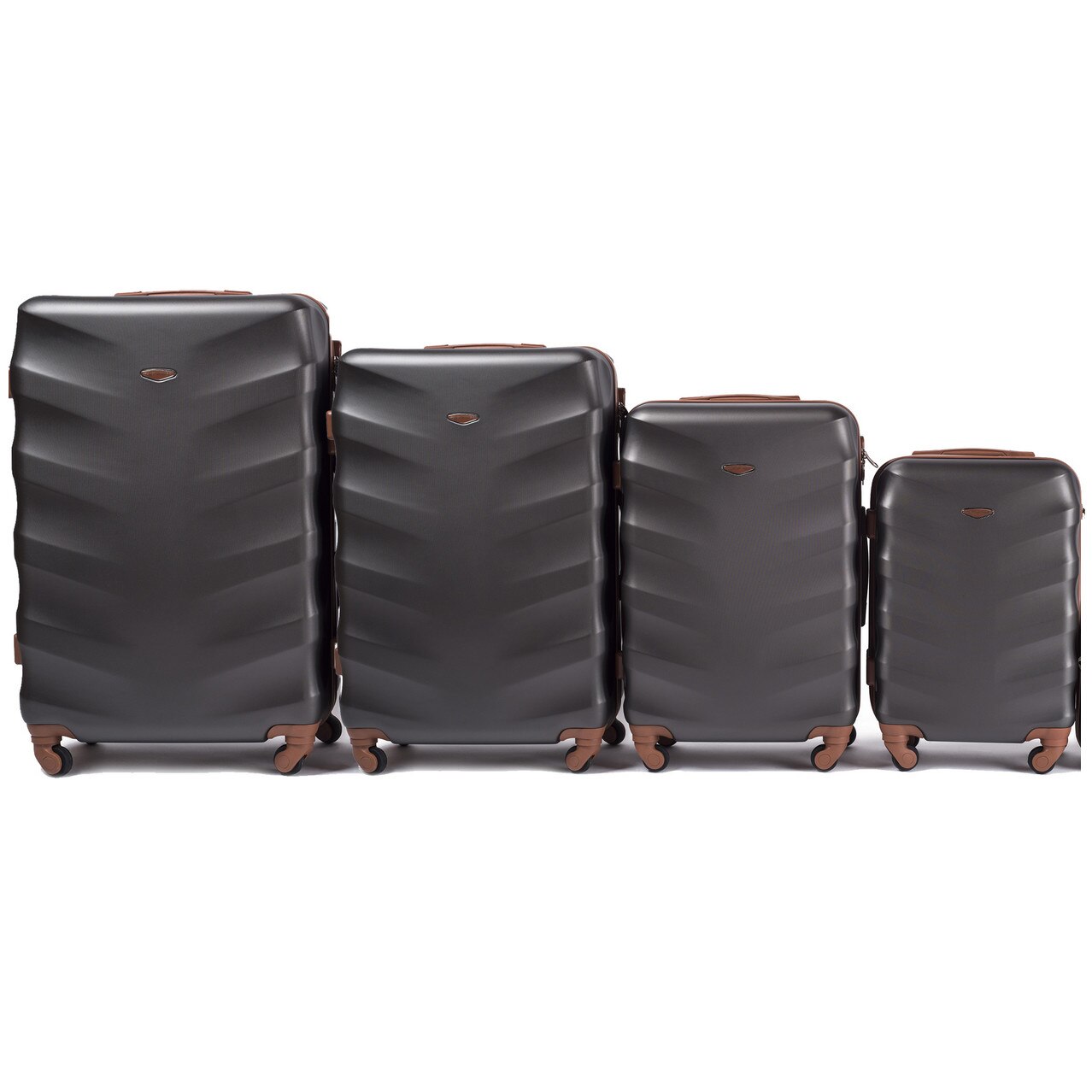 Set Troler, WINGS, ALBATROSS, ABS, 4 Piese, Antracit