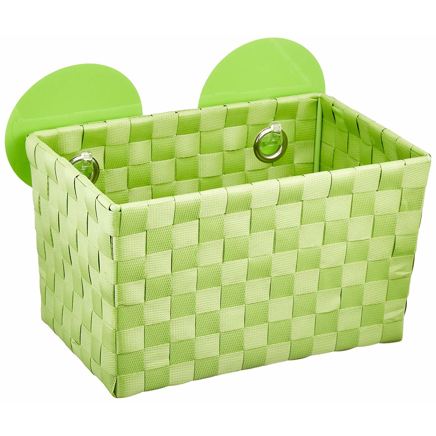 Cos de depozitare Static-Loc, Wenko, Verde, 20.5x14.5x12 cm