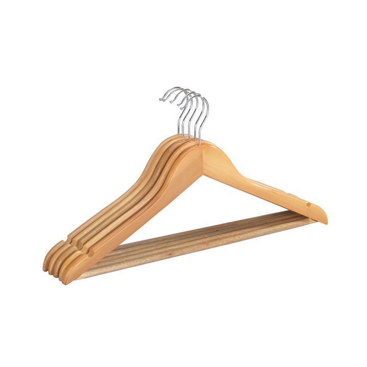 Set 5 umerase, Wenko, din lemn, Maro, 45 cm