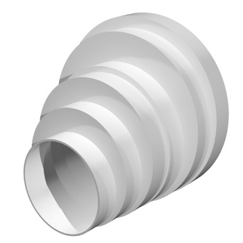 Reductie de hota Ø160/125/120/100mm excentrica Reductie de hota Ø160/125/120/100mm excentrica