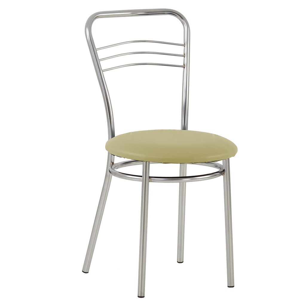 Scaun bucatarie ARGENTO, Oliv piele ecologica