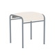 Set 4 scaune bucatarie CADDY Alu, Crem