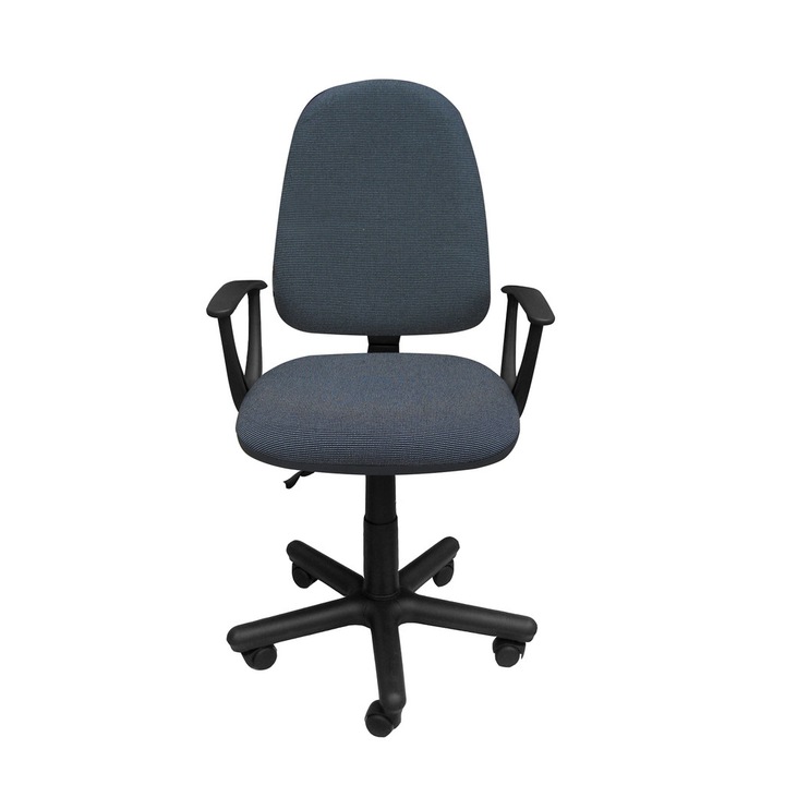 Scaun de birou PRIVILEGE II GTP, Negru-gri stofa cagliari