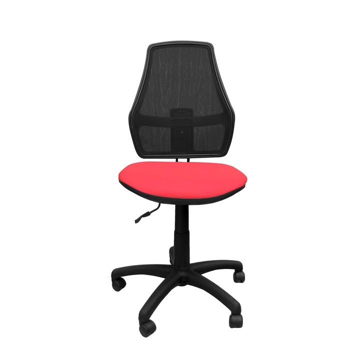 Детски стол HOMEWORK GTS Freestyle, червено-черна дамаска Fiji