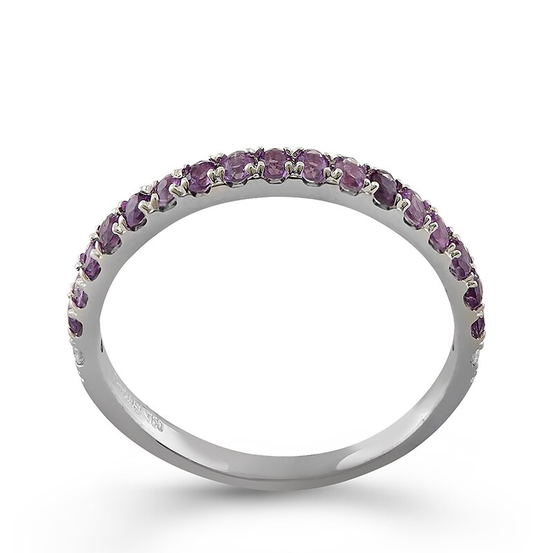 Inel Deruvo Aur 18k Diamante, Ametiste, 52 RAJR25787-AMDW