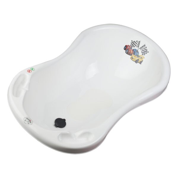 Cadita cu scurgere 84 cm Maltex Car 5726, Alb