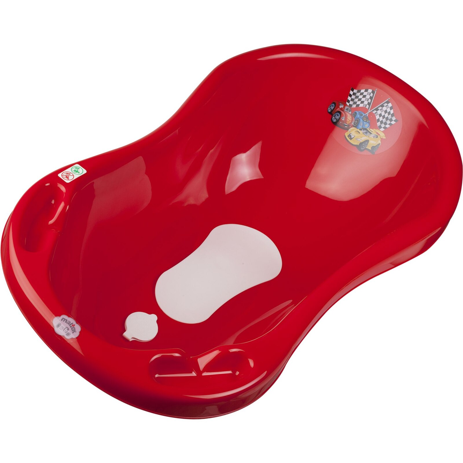 Cadita cu scurgere 84 cm Maltex Car 5726RO, Rosu