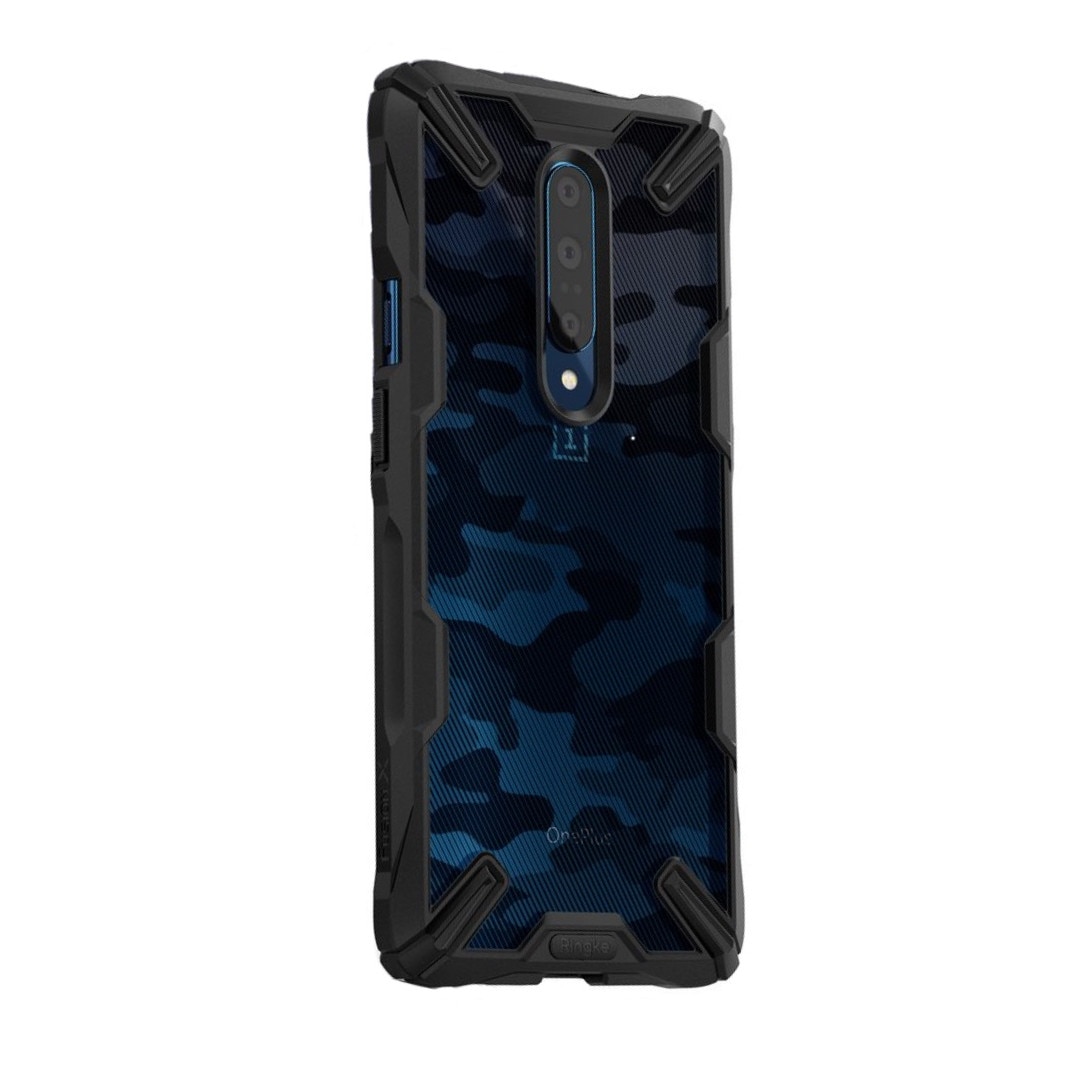 Husa OnePlus 7 Pro Ringke FUSION X Design Negru Camuflaj
