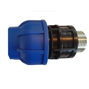 Racord compresiune cu filet exterior metalic D32x1'' Racord compresiune cu filet exterior metalic D32x1''