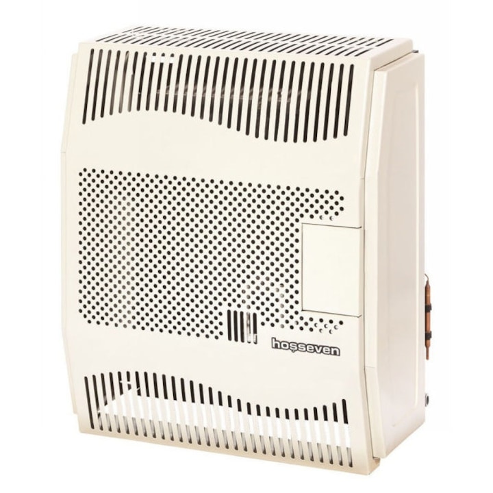 Convector pe gaz, Hosseven, HDU-3 VF, tiraj fortat, dotat cu ventilator, camera de ardere din fonta