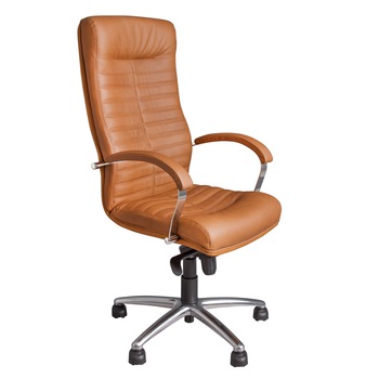 Scaun de birou directorial MF Orion Steel Chrome, mecanism Multiblock, aramiu, piele naturala Scaun de birou directorial MF Orion Steel Chrome, mecanism Multiblock, aramiu, piele naturala