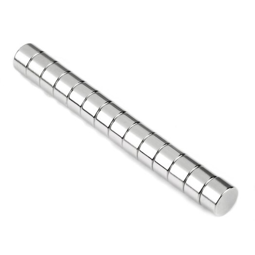 Magnet neodim disc 8mm x 5mm - set de 10 bucati