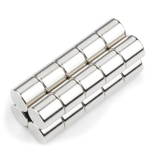 Magnet neodim disc 8mm x 8mm - set de 10 bucati