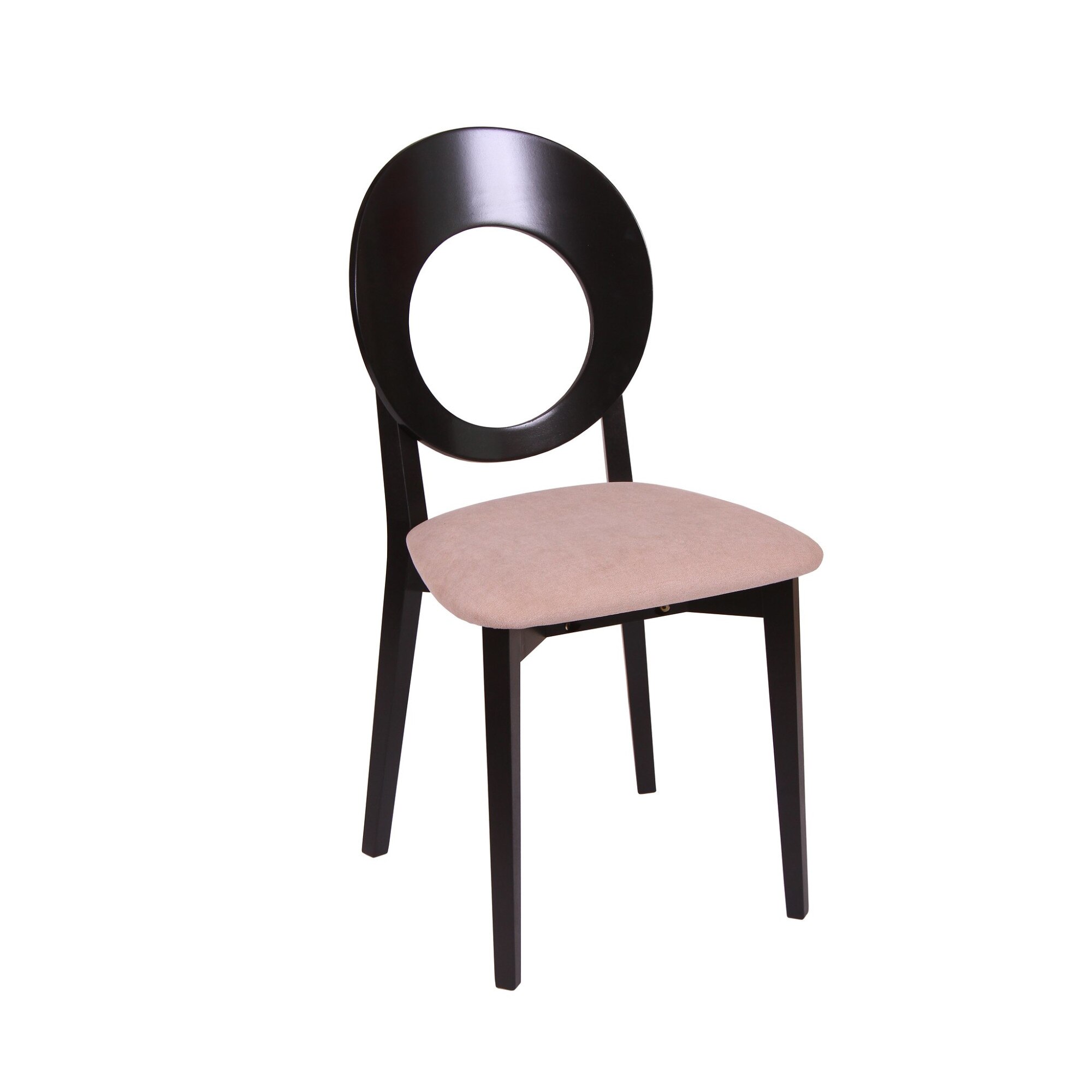 Scaun dining COSMO, Lemn, Wenge/Misty Beige