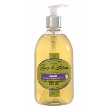Sapun de Marsilia lichid 100% vegetal lavanda Rampal Latour, 500 ml Sapun de Marsilia lichid 100% vegetal lavanda Rampal Latour, 500 ml