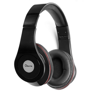 Casti audio cu banda Akyta AC-HS01 cu microfon, pliabile Casti audio cu banda Akyta AC-HS01 cu microfon, pliabile