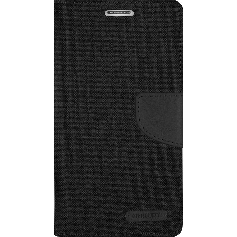 Husa de protectie Goospery Canvas Diary iPhone 6/6S plus black Camel