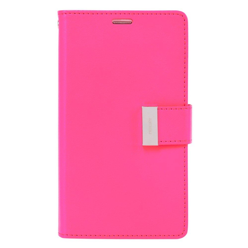 Husa de protectie Goospery Rich Diary iPhone 6/6S plus Hot Pink