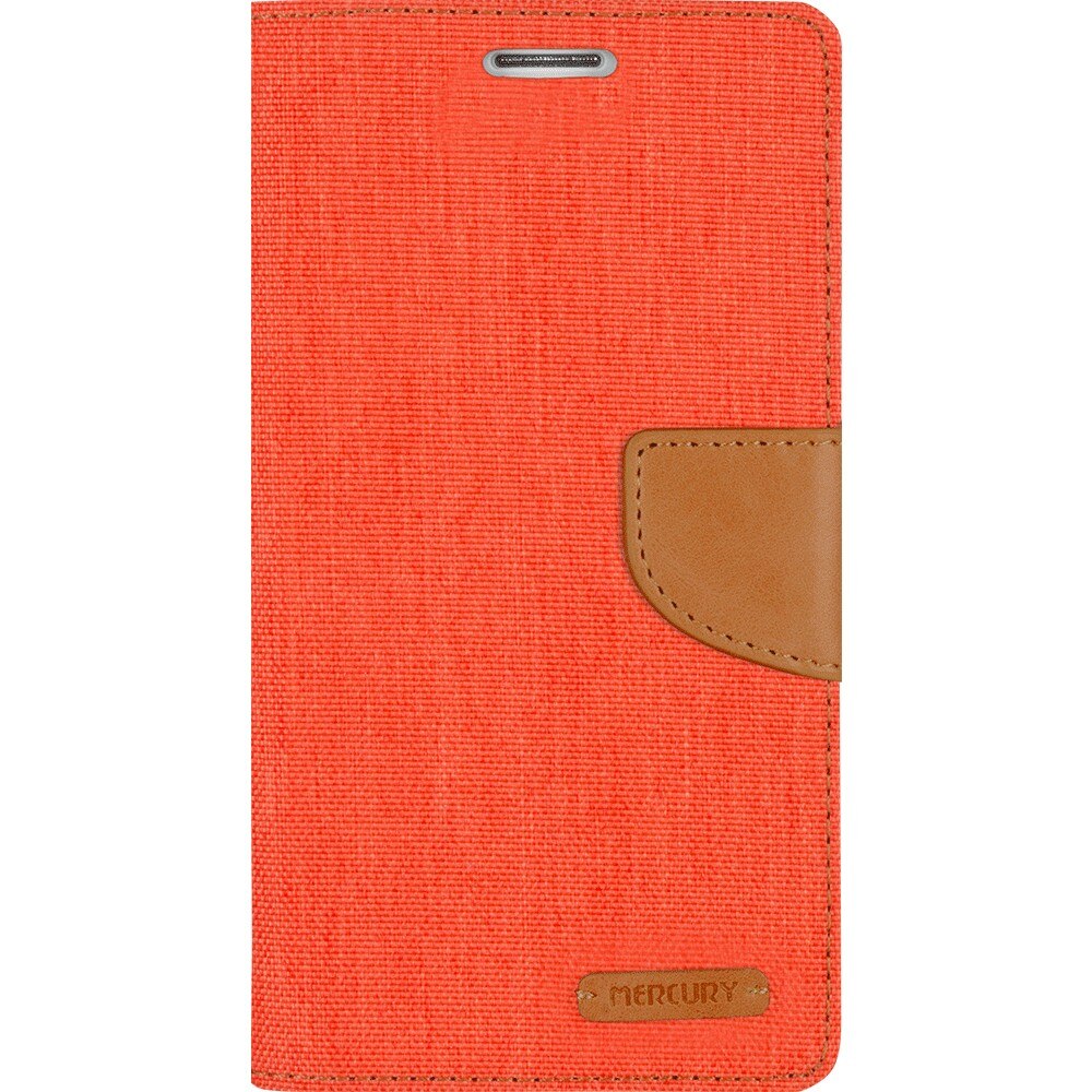 Husa de protectie Goospery Canvas Diary Samsung S6 Orange Camel
