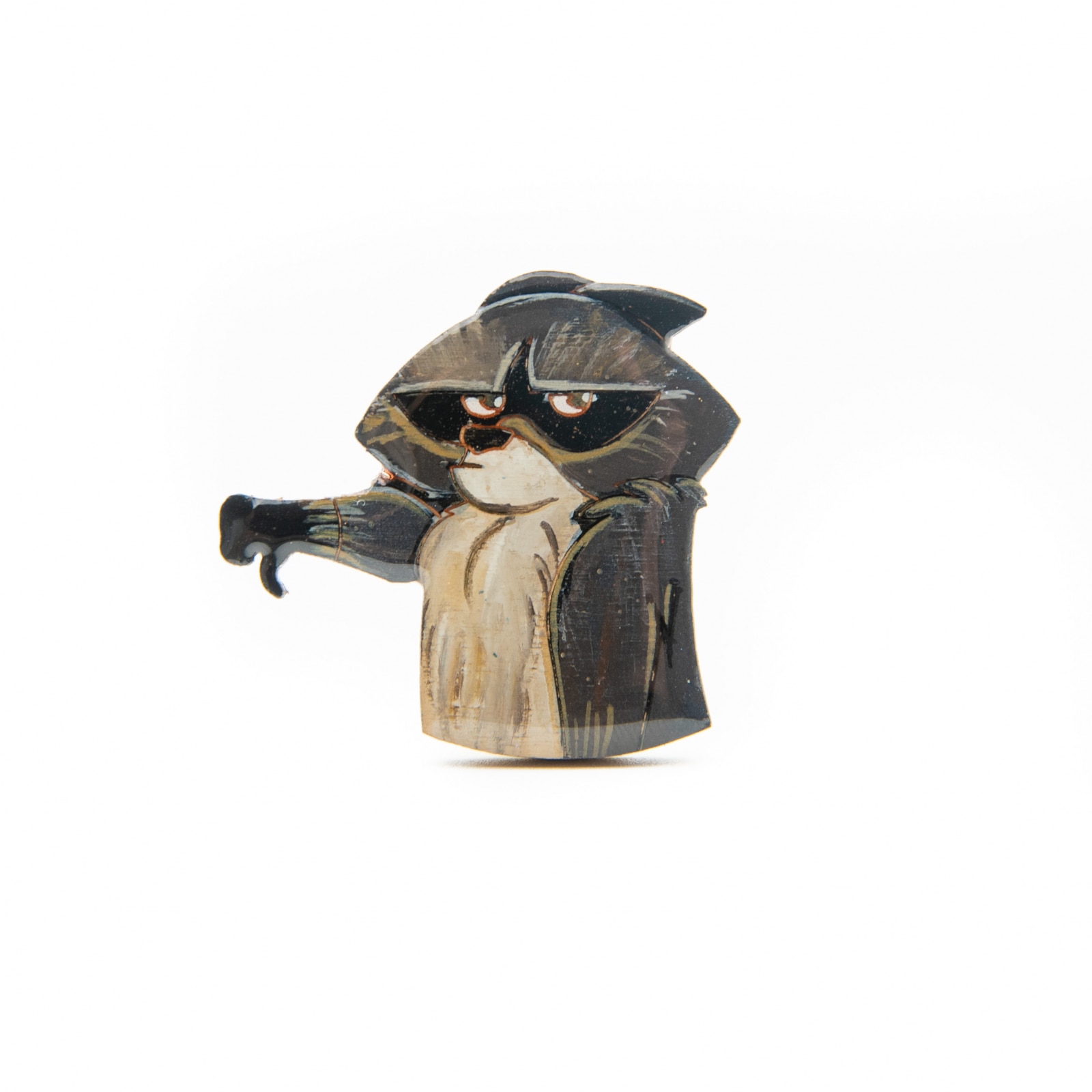 Brosa Lemn SAD - Raccoon 530, 45mm, Negru