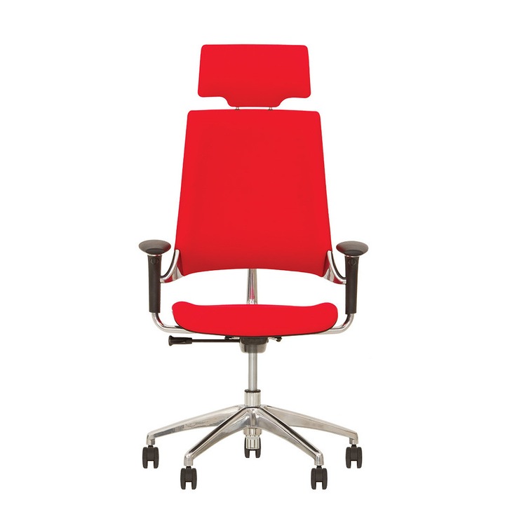 Директорски стол, червен плат