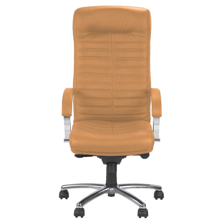 Директорски стол SENNA, естествена кожа цвят Охра