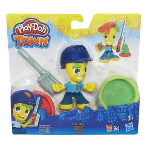 Plastilina Play Doh Town - Police Boy