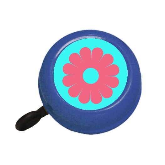 Sonerie mecanica de bicicleta Bike Belle DAISY, Metal, Bleumarin