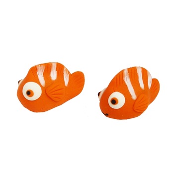 Set 2 capace ventil Bike Belle, model peste clovn, Maro Set 2 capace ventil Bike Belle, model peste clovn, Maro