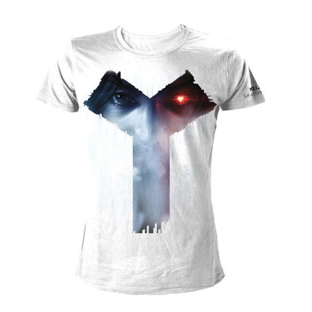 Tricou personalizat Killzone Shadow Fall Logo Alb marimea S
