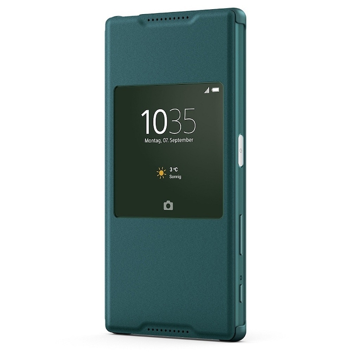 Калъф Sony Xperia Style Cover Window Z5 SCR42, Green