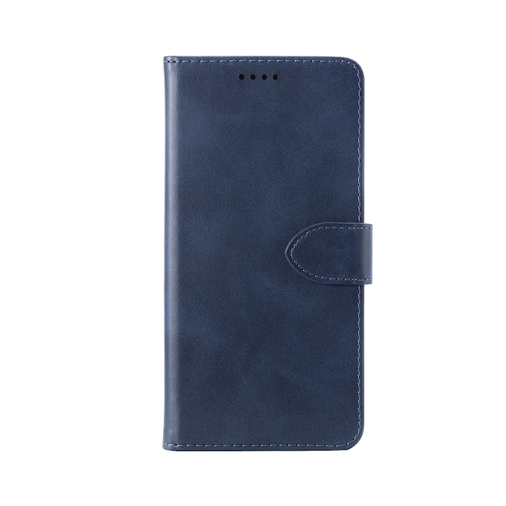 Husa Flip Wallet HOPE R, pentru Galaxy S8, albastru inchis, piele ecologica