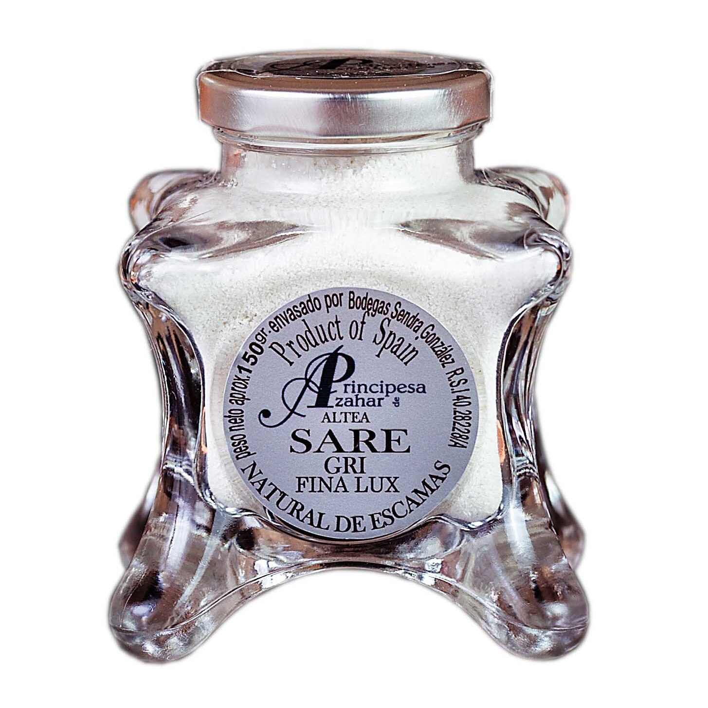 Sare de mare naturala salbatica gri fina, Principe de Azahar, Spania, 200gr