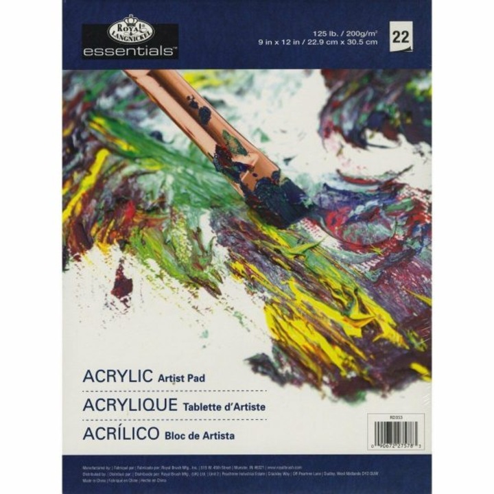 Bloc de desen Acrylic Royal & Langnickel 220g