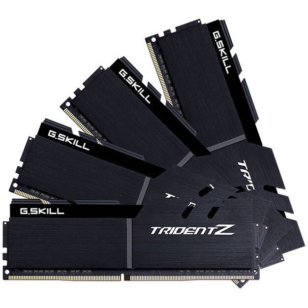超歓迎】64GB DDR4 Trident Intel 1.35V Z 3600Mhz クアッドチャネルキット(4x16GB) PC4-28800  CL17 Z270用 メモリーカード