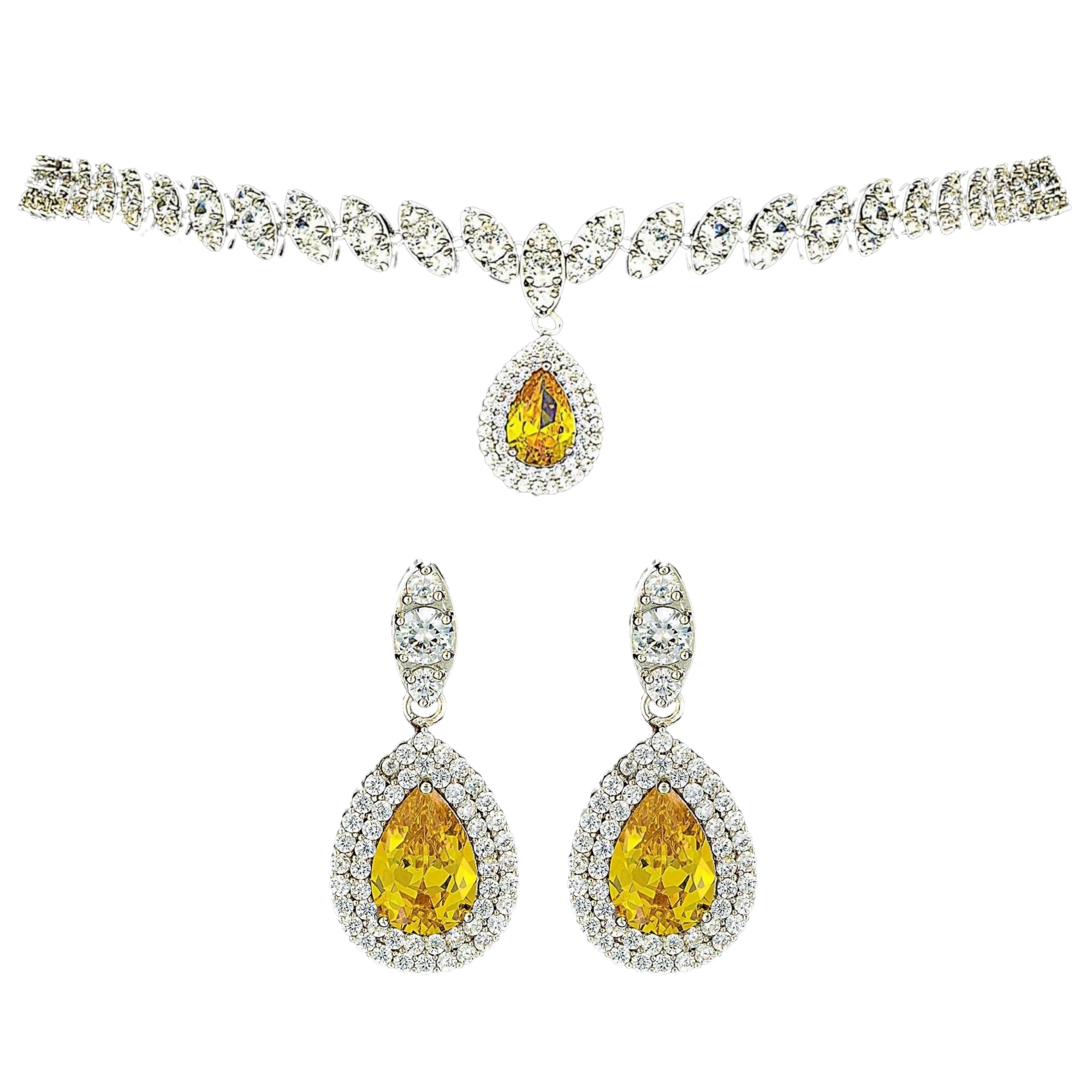 Set placat cu Aur 18K si Diamante, Artemis Platinum & Yellow