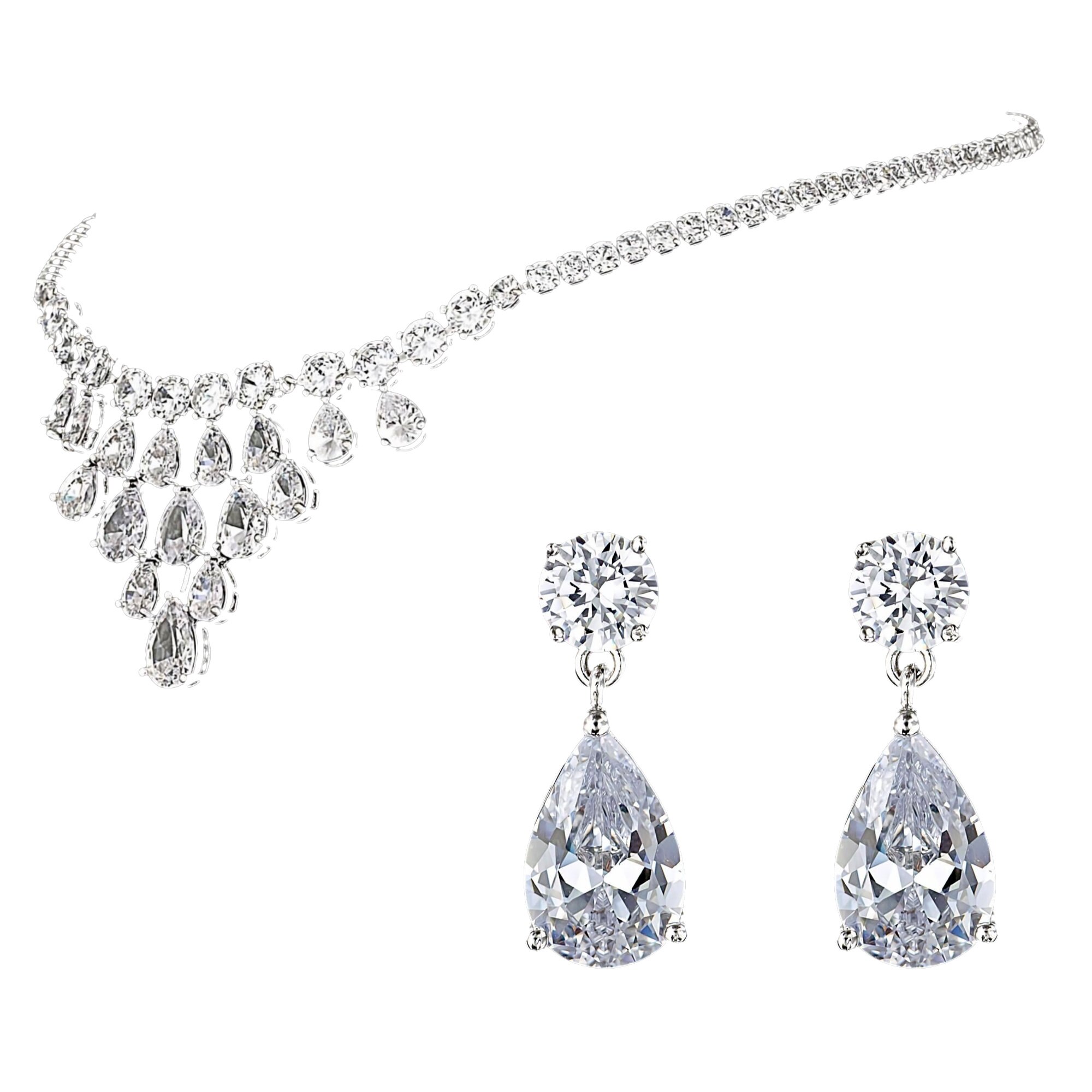 Set placat cu Aur 18K si Diamante, Athena