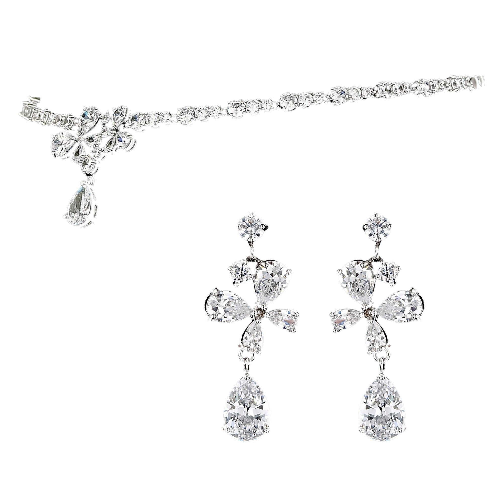 Set placat cu Aur 18K si Diamante, Daria