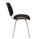 Scaun vizitator GOA CHROME, Negru stofa cagliari