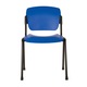Látogatói szék DELHI Black Plast, kék