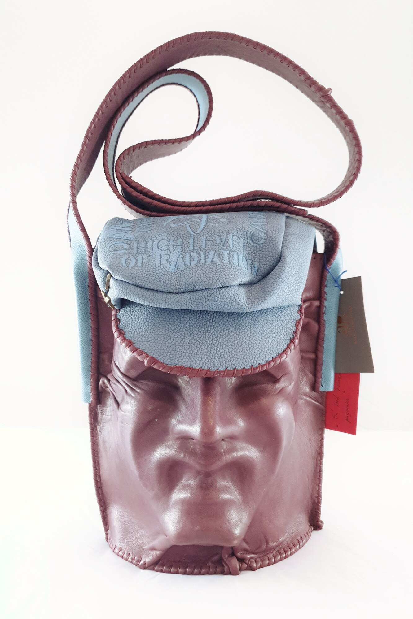 Poseta unicat, realizata manual, visinie, cu masca, AG Design, 27×21×9 cm